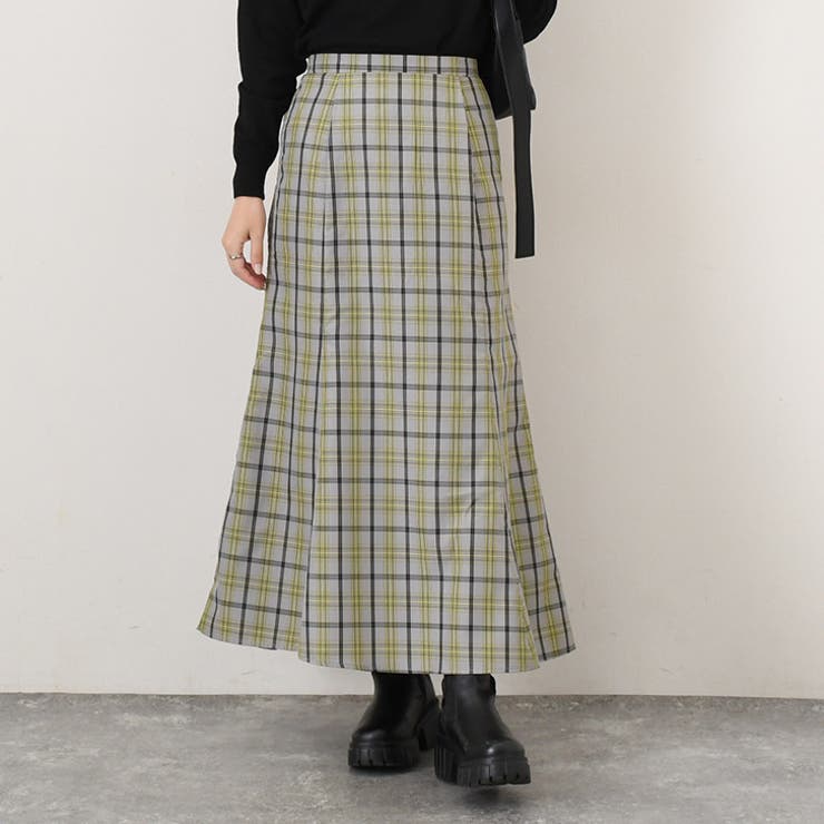 グレー | マーメイドスカート ロング フレア | REAL STYLE