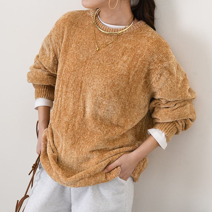 ベージュ | セーター モールニット レディース | REAL STYLE