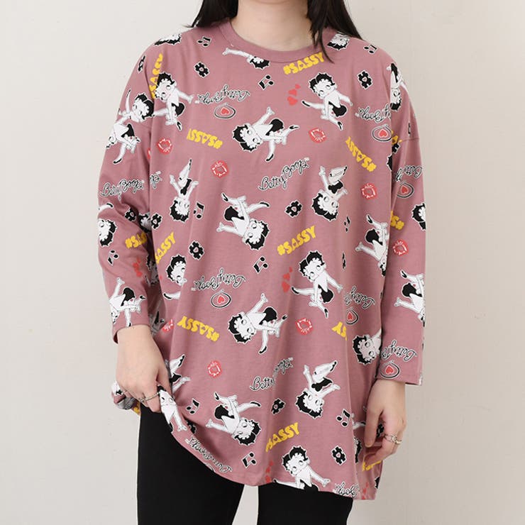 ダスティピンク | カットソー レディース ベティちゃん | REAL STYLE