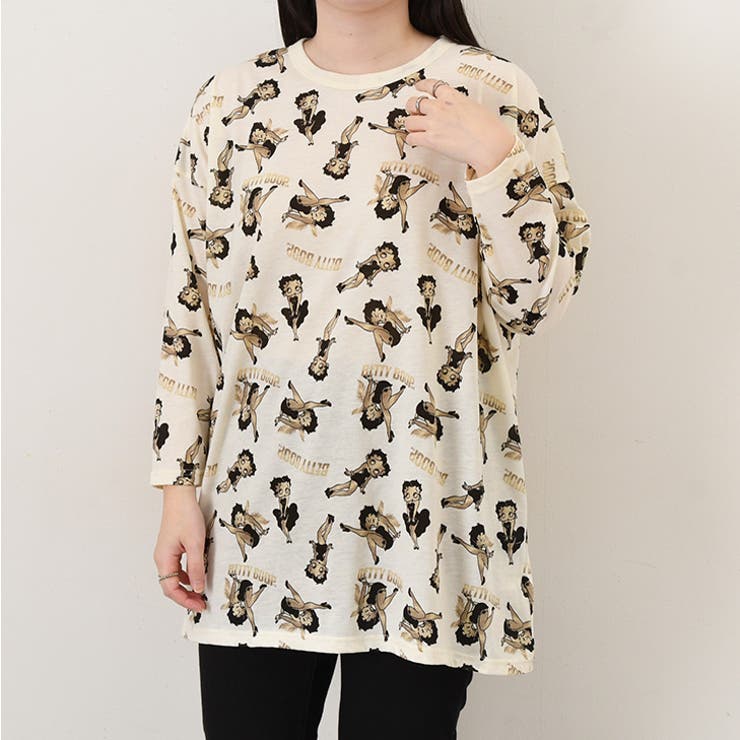 ライトベージュ | カットソー レディース ベティちゃん | REAL STYLE