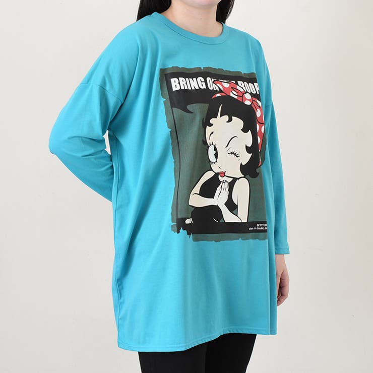 ターコイズブルー | カットソー レディース ベティちゃん | REAL STYLE