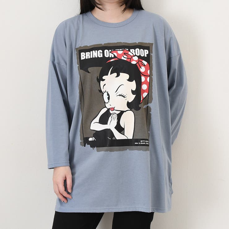 ブルーグレー | カットソー レディース ベティちゃん | REAL STYLE