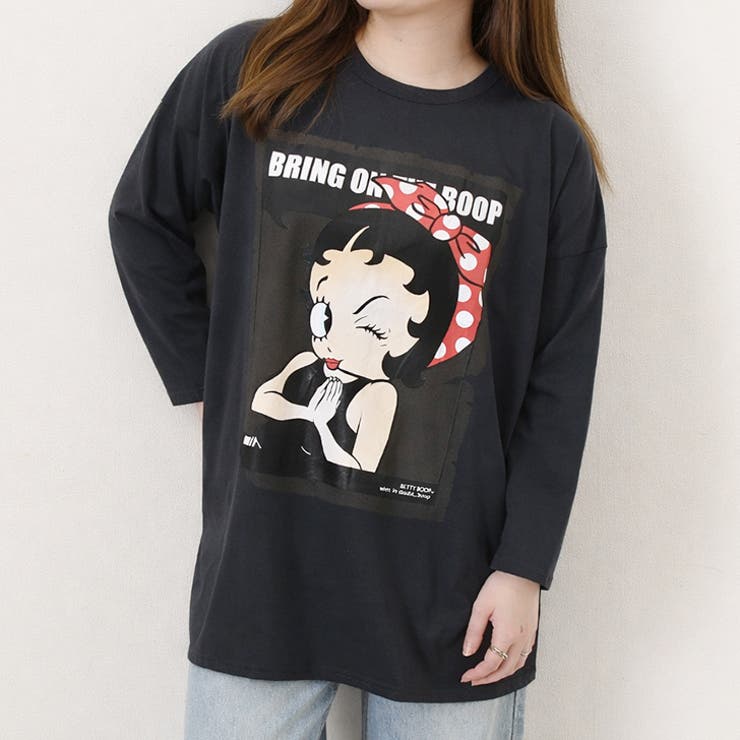 チャコール | カットソー レディース ベティちゃん | REAL STYLE