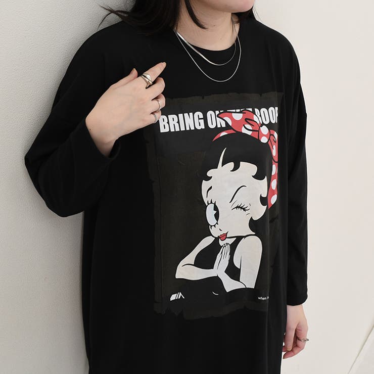 ブラック | カットソー レディース ベティちゃん | REAL STYLE