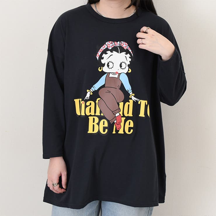 チャコール | カットソー レディース ベティちゃん | REAL STYLE