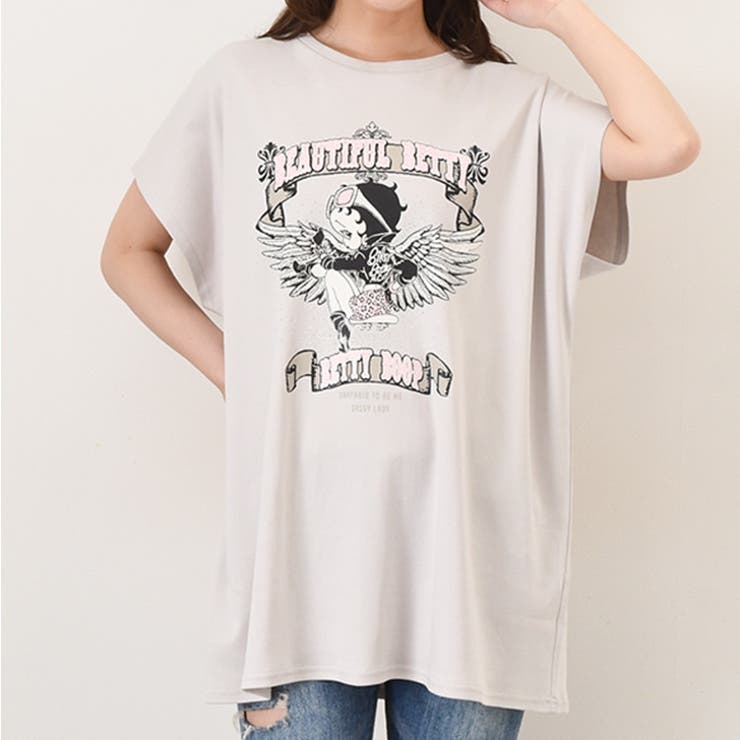 グレージュ | ベティブープ BETTYBOOP Tシャツ | REAL STYLE