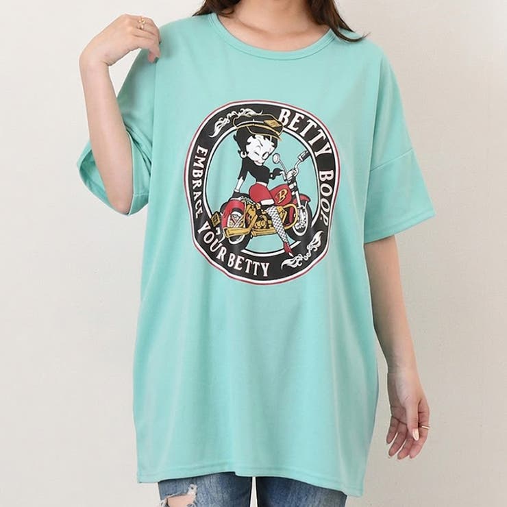 ミントブルー | ベティブープ BETTYBOOP Tシャツ | REAL STYLE