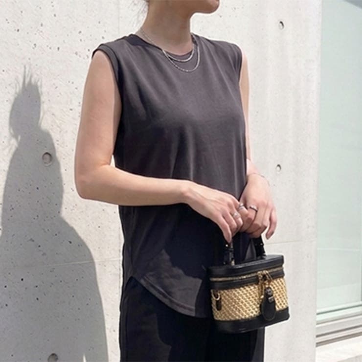 ダークグレー | タンクトップ トップス カットソー | REAL STYLE