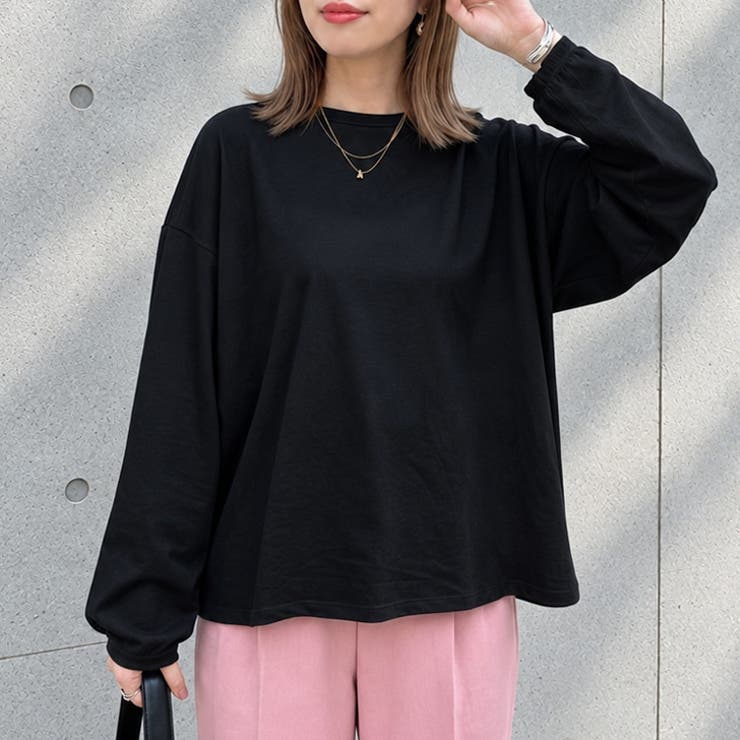 ブラック | カットソー レディース トップス | REAL STYLE