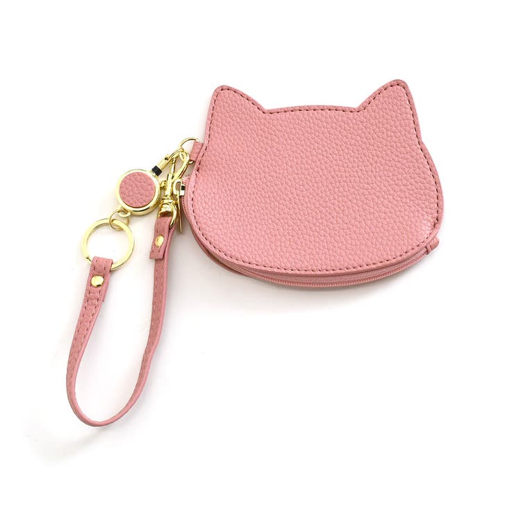 ピンク | パスケース リール付き 小銭 | REAL STYLE