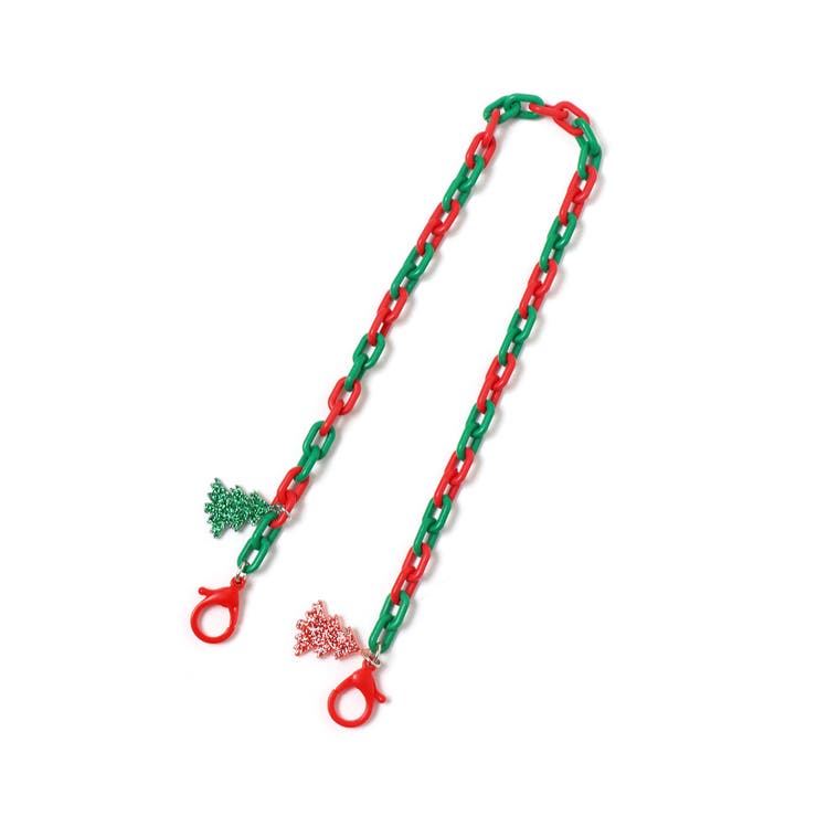 レッド×グリーン | マスクストラップ チェーン 韓国 | REAL STYLE