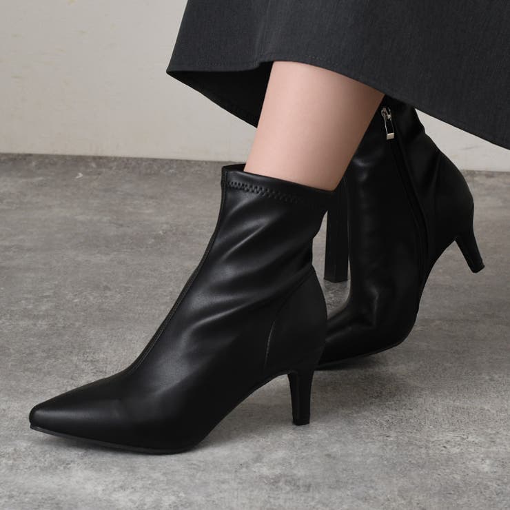 ブラック | アンクルブーツ ショートブーツ レディース | REAL STYLE