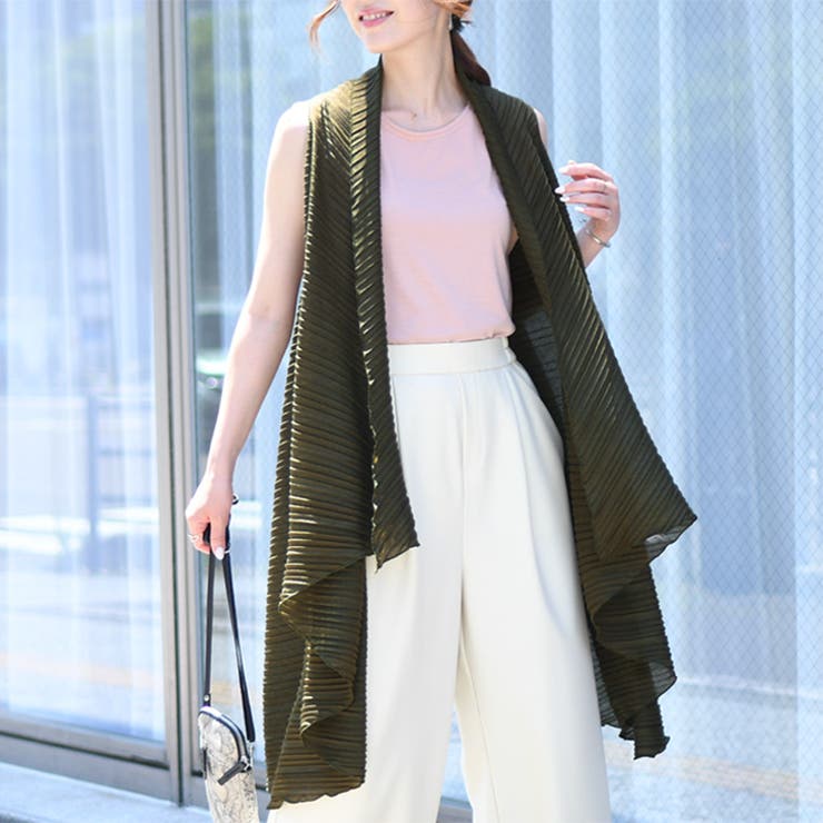 クラシック ストール ジレ レディース[品番：JOKW0012609]｜REAL STYLE トップス