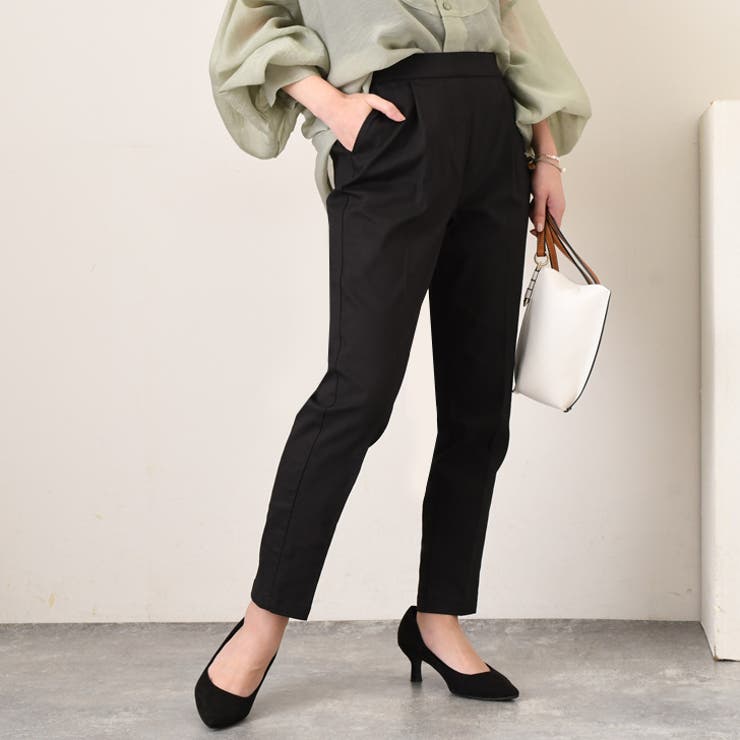テーパードパンツ レディース ストレッチ[品番：JOKW0016679