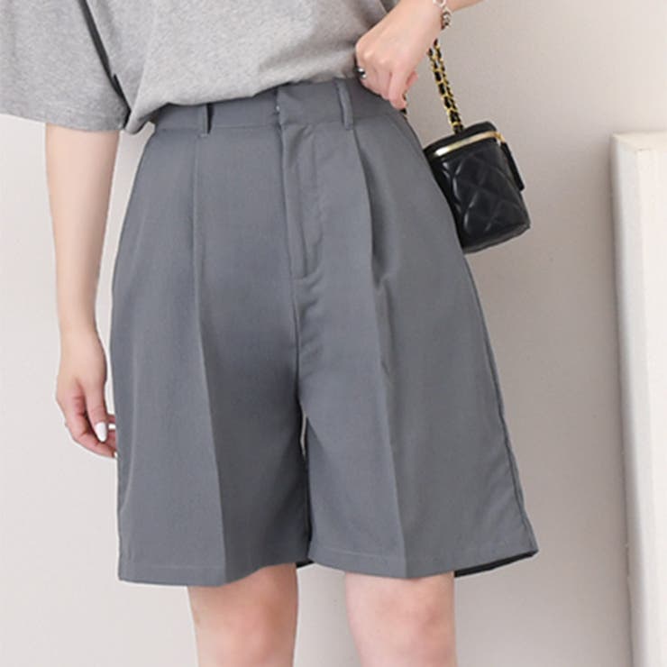 Admiral サイドプリーツハーフパンツ ベージュ・グレー　レディースＬサイズ Admiral テニス パンツ｜ウエア｜テニス｜スポーツ おすすめ人気