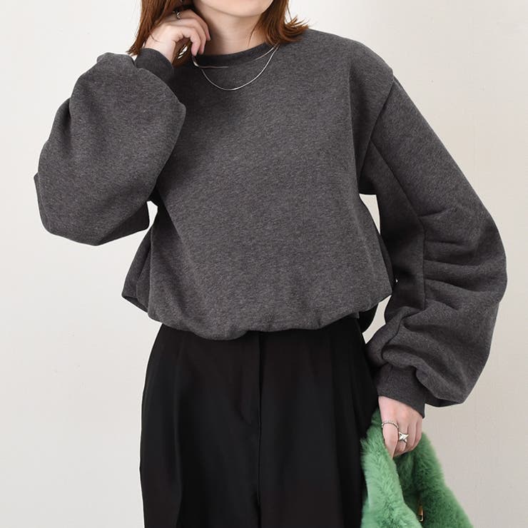 チャコール | スウェット レディース 裏起毛 | REAL STYLE