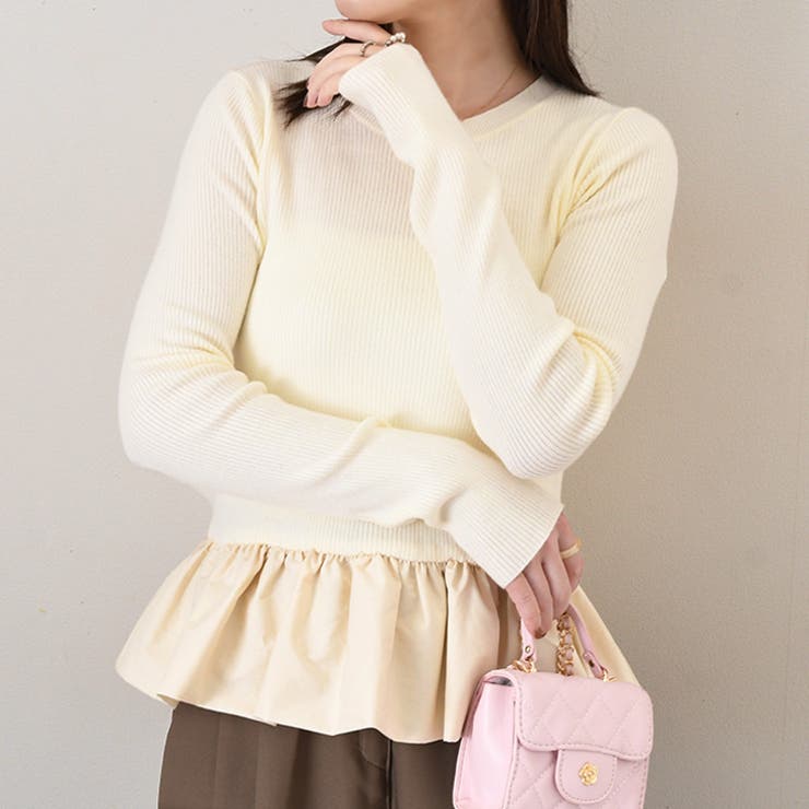 アイボリー | ニット セーター レディース | REAL STYLE