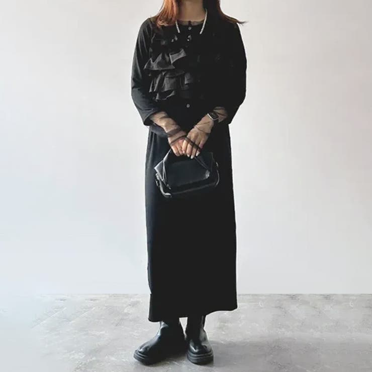 ブラック | ワンピース レディース 長袖 | REAL STYLE