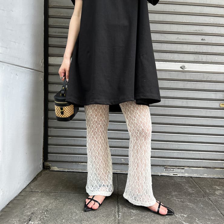 アイボリー | レースパンツ レディース 夏 | REAL STYLE