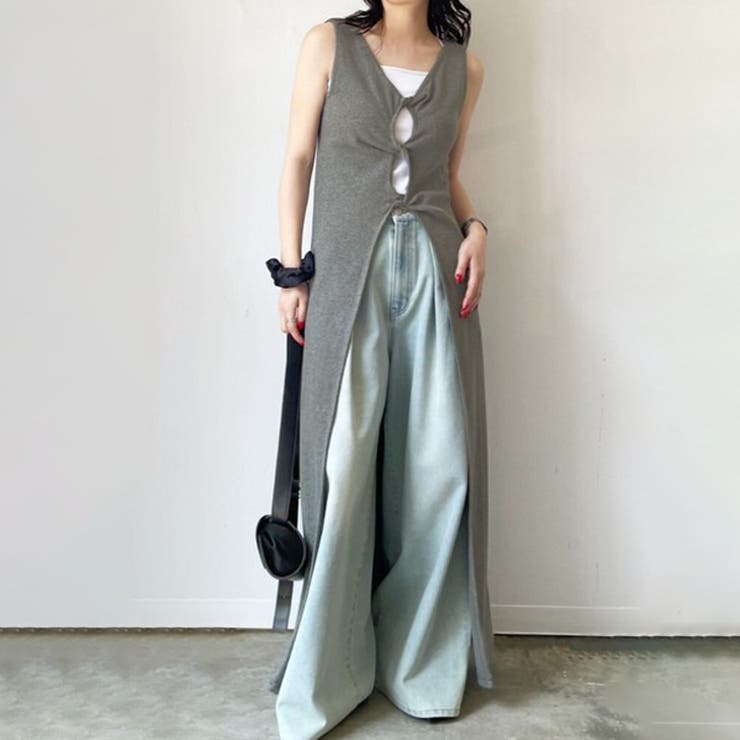 グレー | ワンピース ジレ ベスト | REAL STYLE