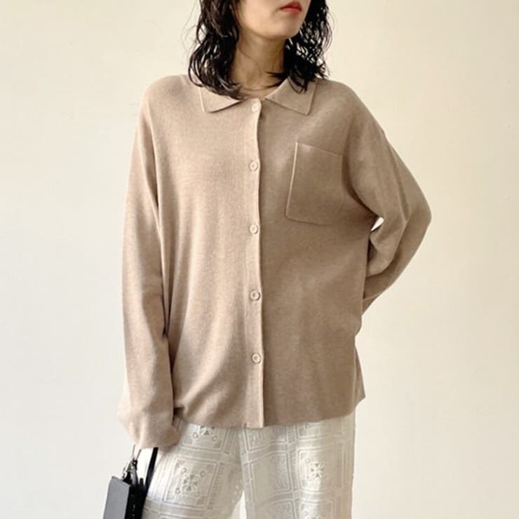 ベージュ | カーディガン レディース ニット | REAL STYLE