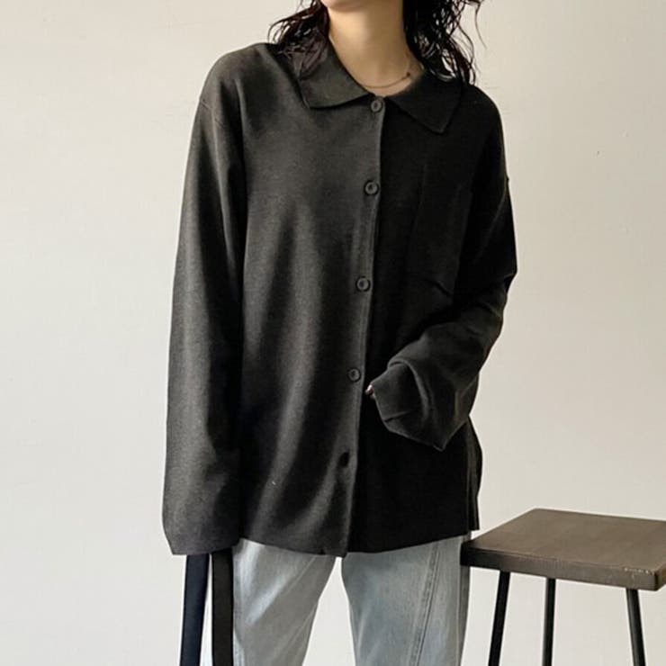 チャコール | カーディガン レディース ニット | REAL STYLE