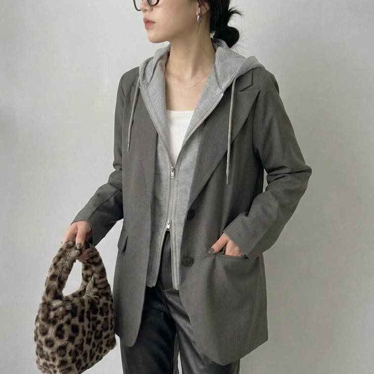 チャコール | ジャケット レディース 春 | REAL STYLE