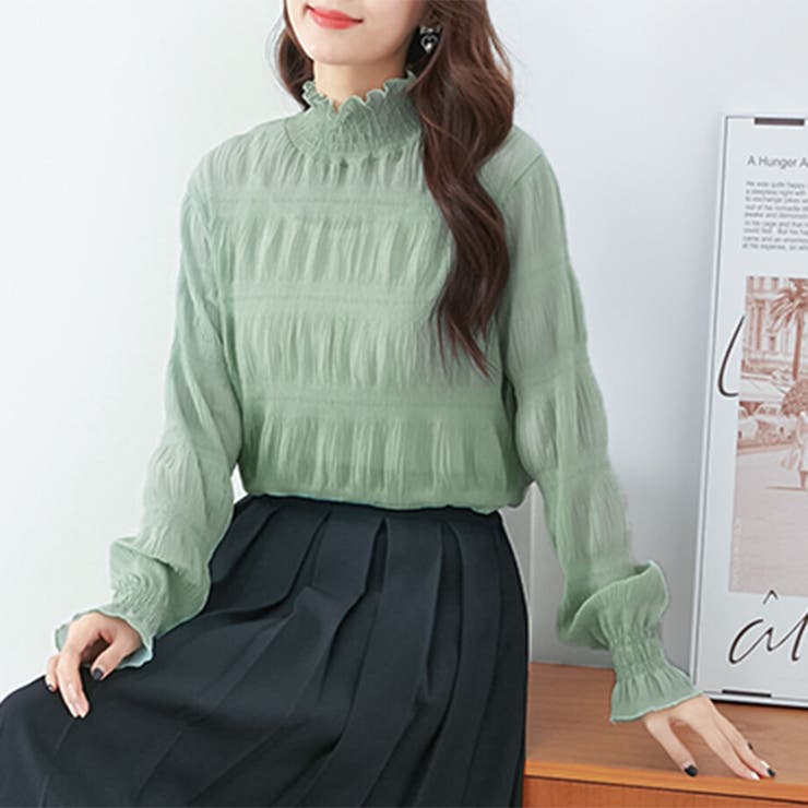 miniministore シアートップス レディースレースブラウス