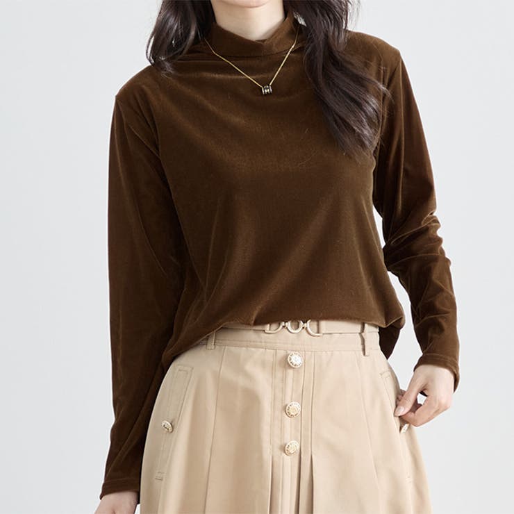 ベロア トップス レディース[品番：JOKW0016265]｜REAL STYLE