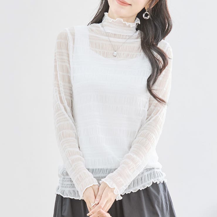 sacai サカイ 19AW ベルベットカラー シアープリーツブラウス