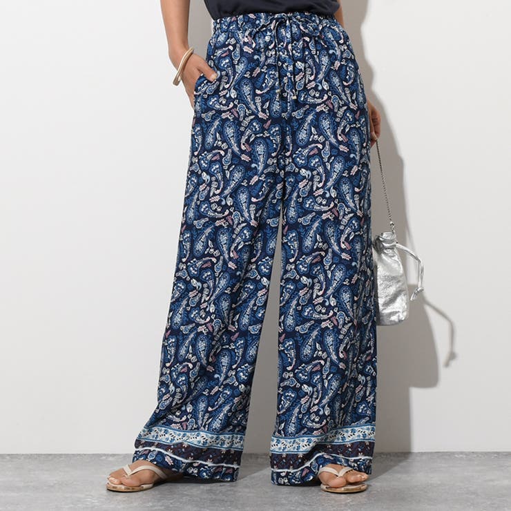 新作*S MAXMARA*Leda シルクワイドパンツ レッドペイズリー 新作*S MAXMARA*Leda シルクワイドパンツ レッドペイズリー (S