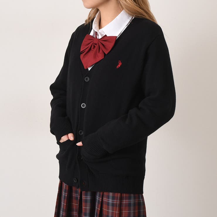 カーディガン 制服 ニット[品番：JOKW0015155]｜REAL STYLE