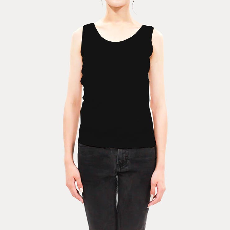 ブラック | タンクトップ レディース インナーシャツ | REAL STYLE