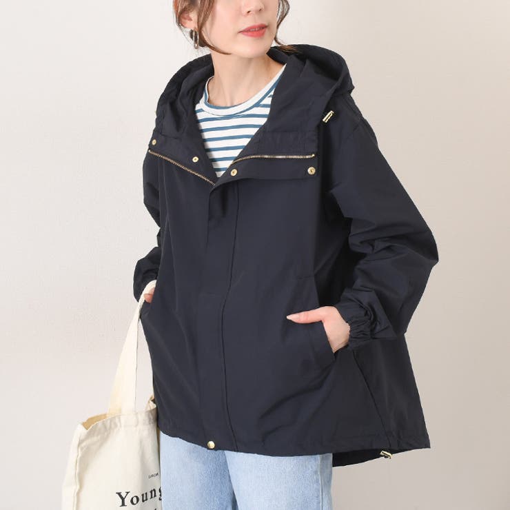 美品✨マーク&ロナ　マウンテンパーカー　2way　ロゴ金具　ナイロン　黒　S 美品✨マーク&ロナ マウンテンパーカー 2way ロゴ金具 ナイロン