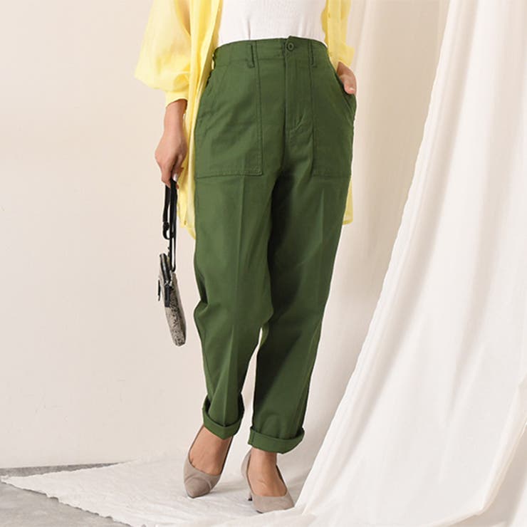 クロス＆クロス ハグオーワー CLOTH&CROSS バレルベイカーパンツ ハグオーワー クロス&クロス ベイカーパンツ ハグオーワー hug o