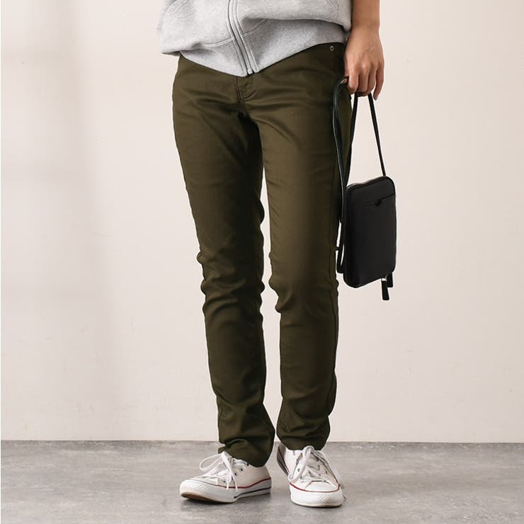 カーキ | スキニーパンツ レディース 黒 | REAL STYLE