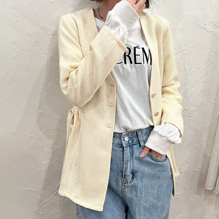 アイボリー(02) | ジャケット レディース 秋 | REAL STYLE