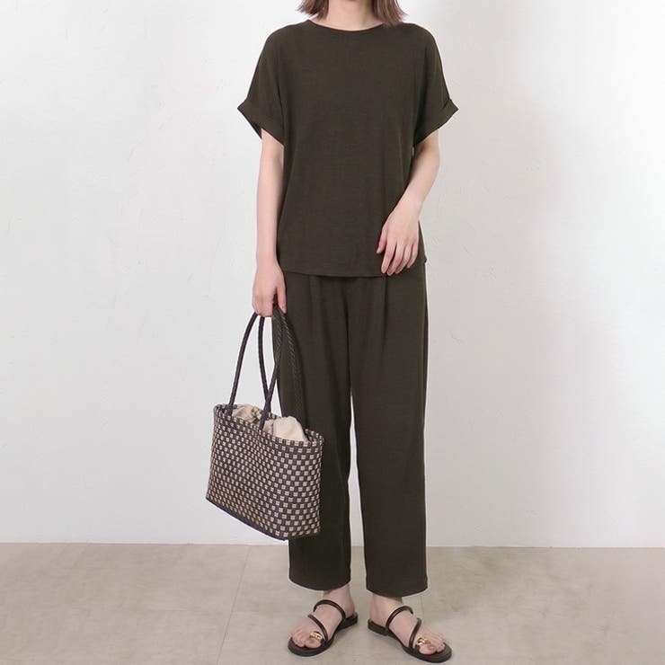 カーキ | セットアップ レディース 夏 | REAL STYLE