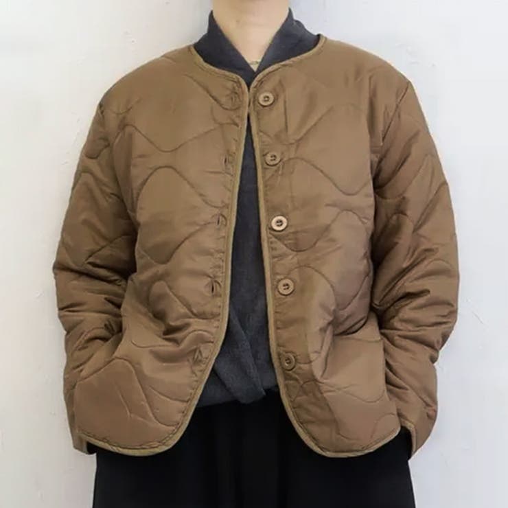 ベージュ | キルティング ジャケット レディース | REAL STYLE