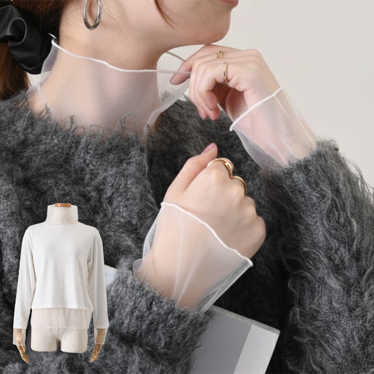 ホワイト(03) | カットソー レディース 長袖 | REAL STYLE