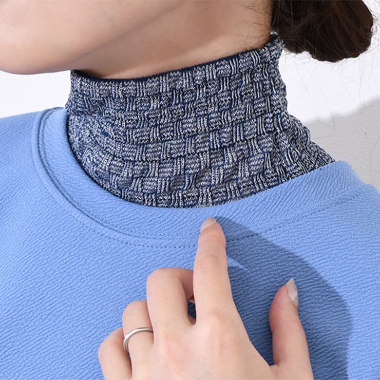 ネイビー | ネックカバー 夏用 UVケア | REAL STYLE