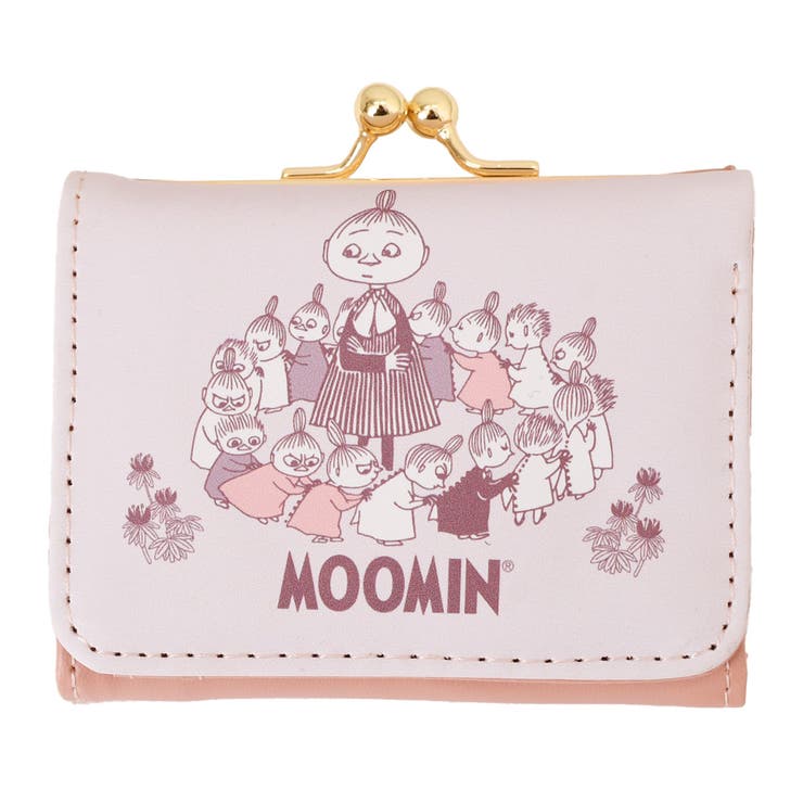 ピンク | 三つ折り財布 レディース ムーミン | REAL STYLE