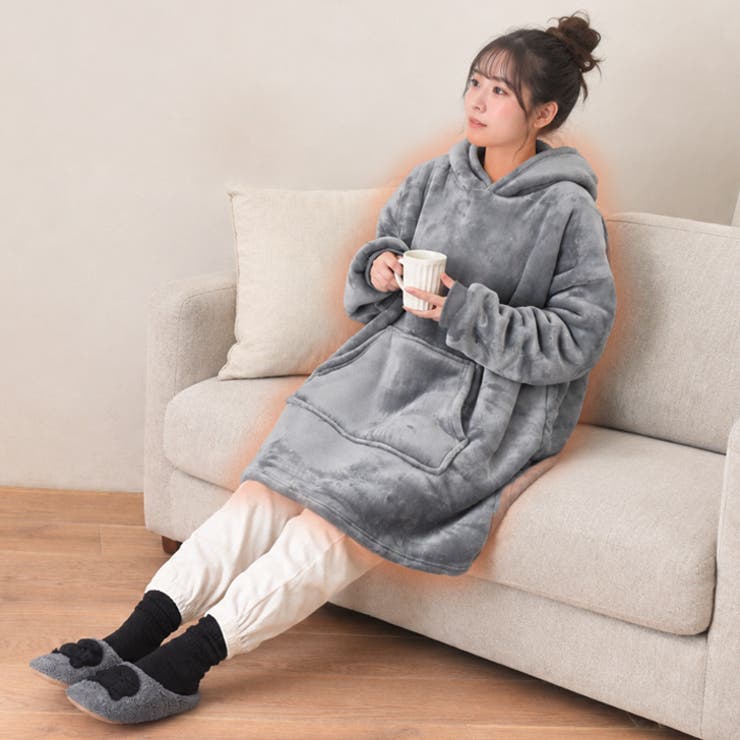 グレー | 着る毛布 レディース メンズ | REAL STYLE