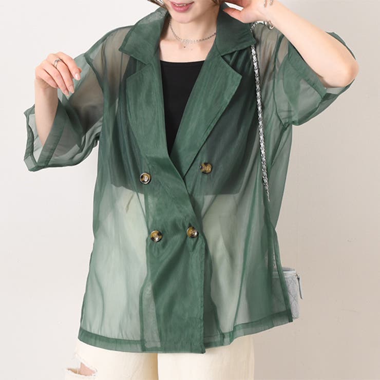 シアー ジャケット レディース[品番：JOKW0015477]｜REAL STYLE