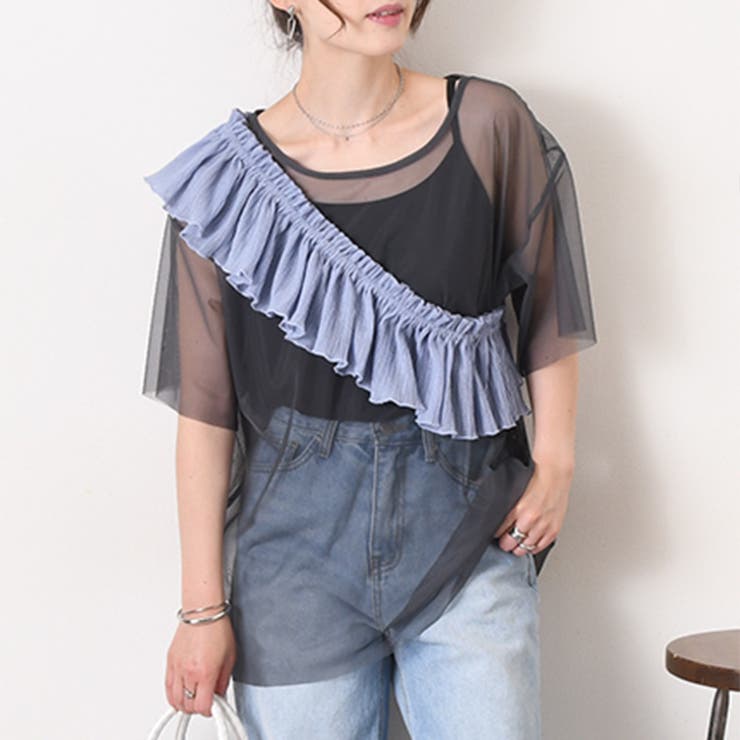 チュール トップス レディース[品番：JOKW0015715]｜REAL STYLE