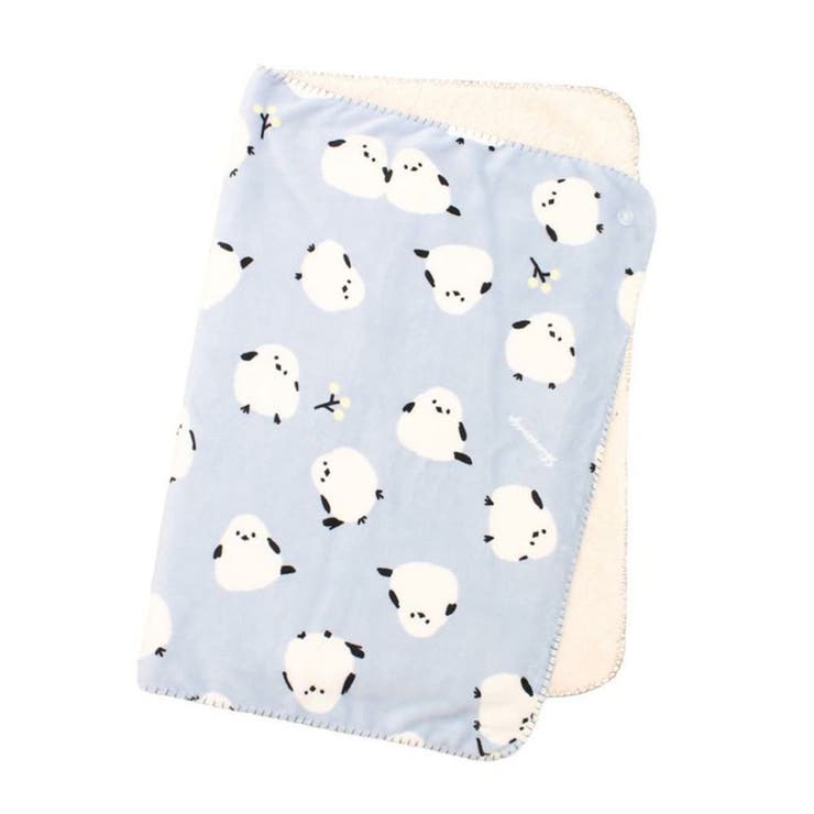 シマエナガブルー | 膝掛け ひざ掛け ブランケット | REAL STYLE