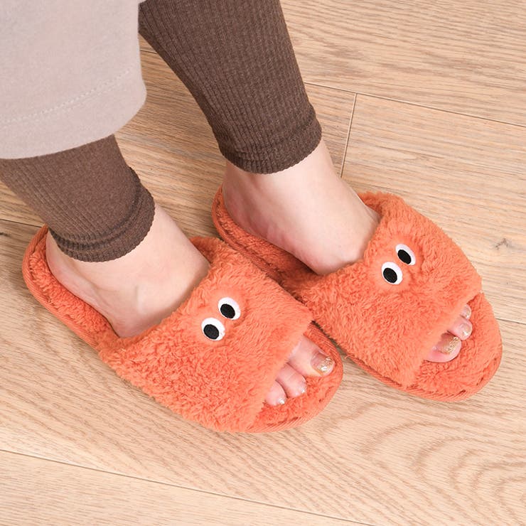 オレンジ | スリッパ 室内 冬 | REAL STYLE