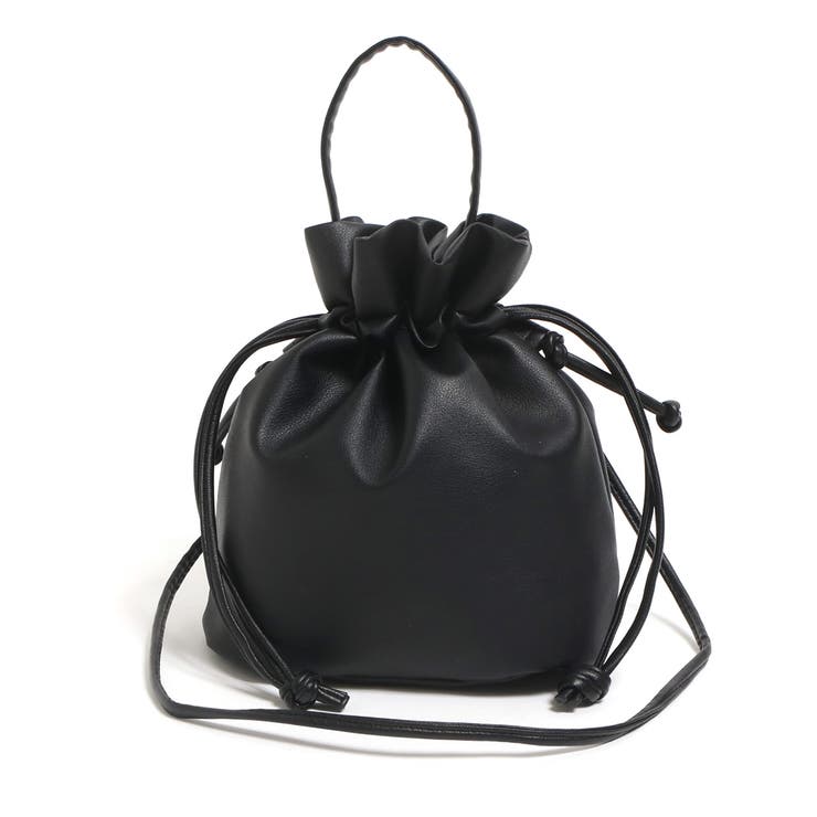 巾着バッグ ショルダー 2way[品番：JOKW0015446]｜REAL STYLE
