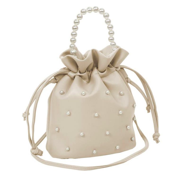 不動人気! 美品 タグ 箱 巾着付 RABANNE シルバーバッグ 巾着ショルダーバッグ-BUBBLE FLOER-(SILVER) | LIGHT CUBE