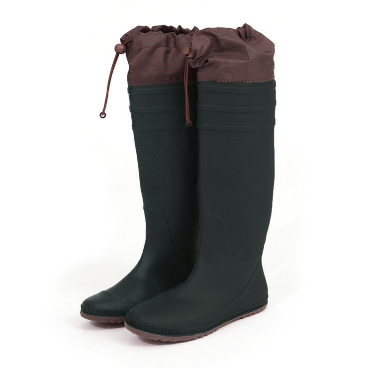 カーキ(45) | レインブーツ レディース ロング | REAL STYLE